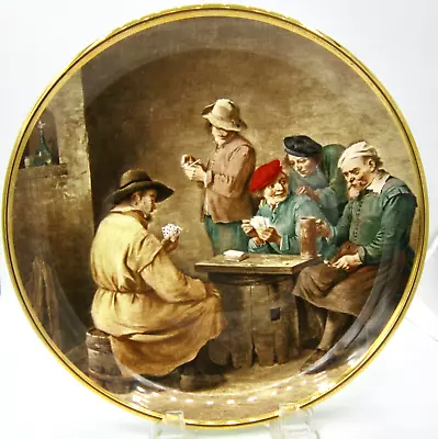 Buy Lord Nelson Pottery A Game Of Cards Cabinet Plate (10 In.) - England • 14.26£