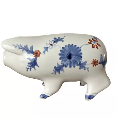 Buy Vintage Rye Pottery Money Box Pig Mid Century Hand Painted Retro • 0.99£