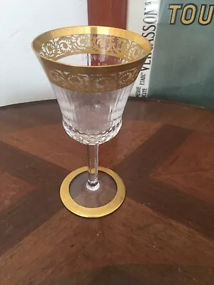 Buy St. Louis Golden Thistle Red Wine Glass 6 3/8 • 144.45£
