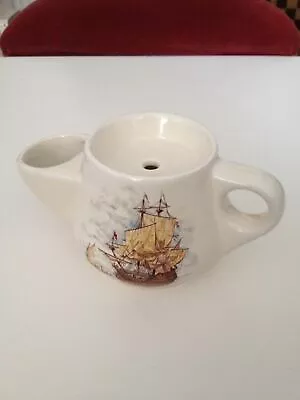 Buy Vintage Shaving Mug Royal Victoria Pottery/Wade - Galleon Decoration • 15£