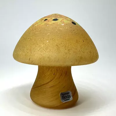 Buy VTG Boda Sweden MCM Handmade MUSHROOM ART GLASS Monica Backstrom W/Label • 69.89£