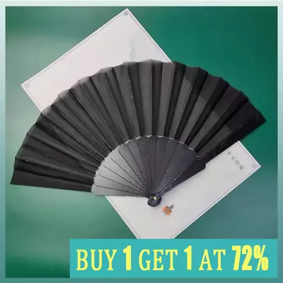 Buy Hand Fan Held Portable Spanish Dances Fabric Folding Party Wedding UK Gift • 3.08£