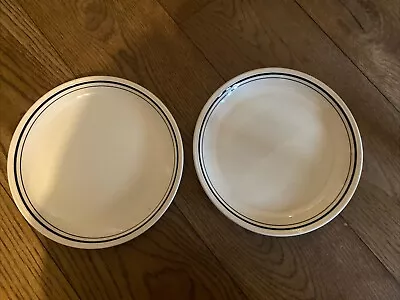 Buy Vintage Biltons Cream With Two Black Lines  9.5” Dinner Plates X 2 -more Listed • 6.99£