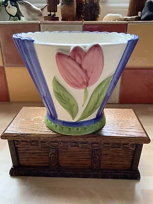 Buy Vintage M&S St Michael Tulip Plant Pot Holder  Pottery Retro • 12.99£