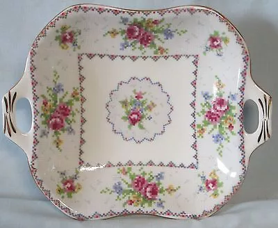 Buy Royal Albert Petit Point Flowers Open Handles Bon Bon Dish • 13.97£