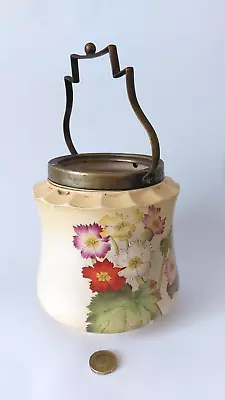 Buy Carlton Ware ~ Biscuit Barrel Blush Floral - NO LID  ( As Found)  No 2309 • 4.99£