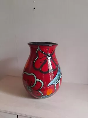 Buy Poole Pottery 18 Cm Poppyfield Venetian Vase, Original Label. • 29£