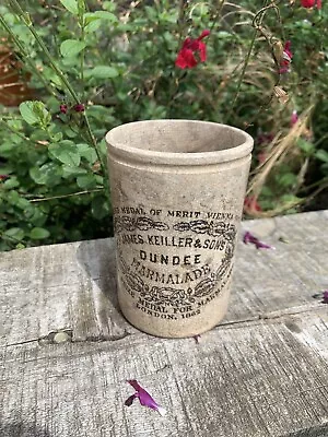 Buy Antique James Keiller Sons Dundee Marmalade Stoneware Jar Pot • 15£