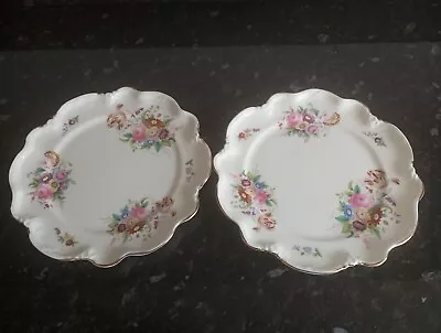 Buy Vintage Coalport Set Of 2 Stunning 9  Cake Plates 1st Quality • 30£