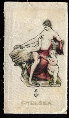 Buy Tobacco Card, RJ Lea, OLD POTTERY, Silk SET 1, 1915, Chelsea Statuette • 2.50£