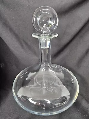 Buy Baccarat Hand Blown Oenologie Wine Decanter W/ Stopper 9.75  Tall Made In France • 163.38£