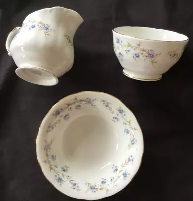 Buy Duchess Bone China Tranquility Jug, Sugar Bowl And Dessert Bowl • 4.99£