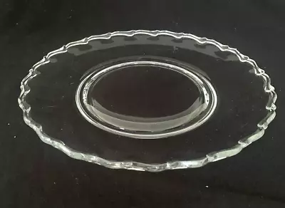 Buy Vintage Fostoria Elegant Clear Glassware 8 1/2  Luncheon Plate Century Pattern • 6.99£