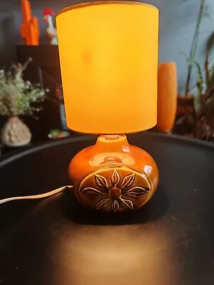 Buy  Sunflower Relief Table Lamp VINTAGE FREE UK POSTAGE  • 30£