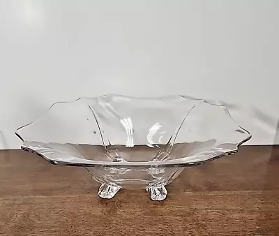 Buy Elegant Glassware Four Footed Serving Fruit Bowl - Heisey? • 31.45£