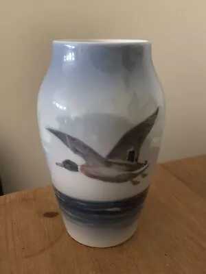 Buy Vintage Royal Copenhagen Denmark Porcelain Mallard Duck Vase 1087 88.B Signed BF • 25£