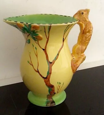 Buy Burleigh Ware Squirrel Vase 1930's Art Deco Excellent Condition • 45£