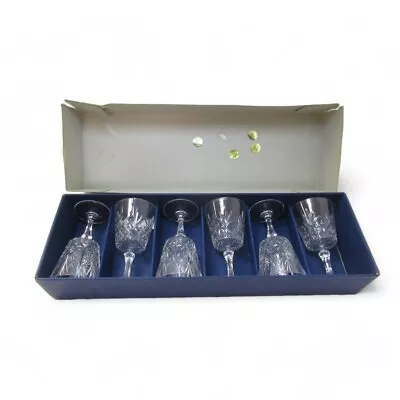 Buy Cristal D'Arques 6 X Chantilly Beaugency 16,5cl 24% Lead Cut Crystal Glasses • 29.99£