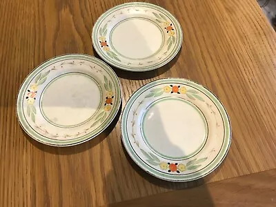 Buy Hand Painted Retro Art Deco Burleigh Ware Plates Vintage • 0.99£