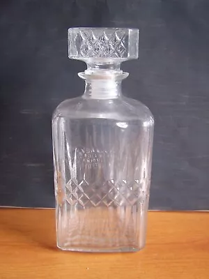 Buy Beautiful Vintage Glass Decanter. Great Condition • 10£