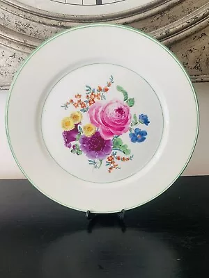 Buy Meissen Floral Cabinet Plate (seconds) Crossed Swords • 124.29£