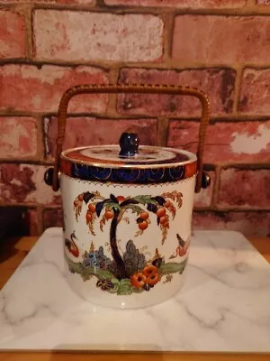 Buy Vintage 1930s LOSOL WARE EXOTIC Cookie Biscuit Barrel By Keeling & Co Ltd • 18.39£