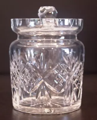 Buy Diamond Cut Stars Biscuit Barrel Jar & Lid By Waterford Crystal • 69.89£