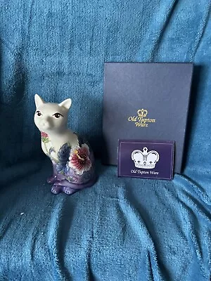Buy Old Tupton Ware Porcelain Cat Floral New In Box • 15£