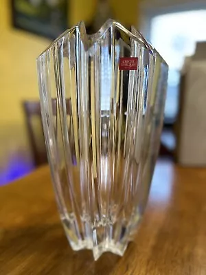 Buy French Cristal D'Arques Gigogne Art Glass Crystal Vase Paris France 11.5 • 121.37£