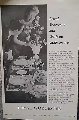 Buy Royal Worcester Porelain Dinner Ware Vintage 1979s Print Ad 12 X 8 • 4.95£