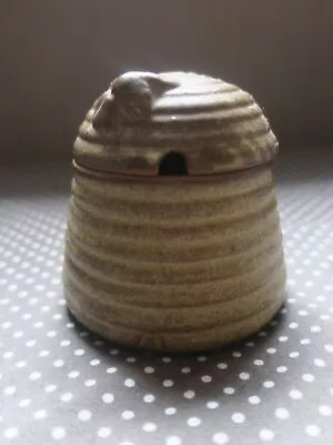Buy 1970s  Charmouth Pottery Beehive Honey Pot.  Bee Design • 2.50£