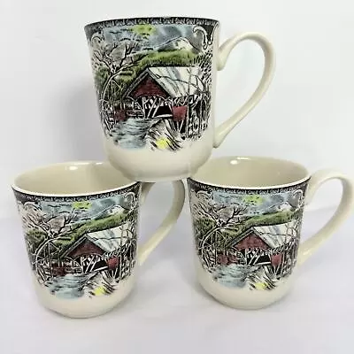 Buy 3 Johnson Bros Friendly Village Coffee Mug Cup Replacement Collect England • 36.23£