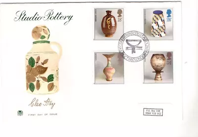 Buy 1987 Studio Pottery - London H/s Stuart Fdc From Collection R22 • 0.40£