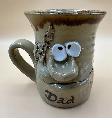 Buy Vintage Stoneware Ugly Face Mug   DAD  - 400ml ~ VGC • 11.75£