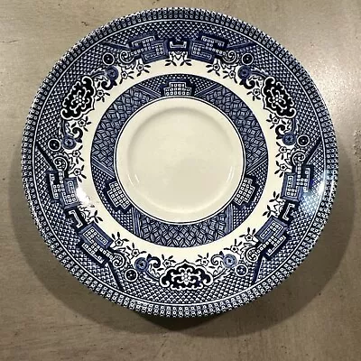 Buy Churchill Blue Willow Saucer Bone China Made In England Blue   5 1/2  SAUCER • 5.58£