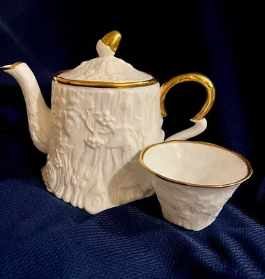 Buy Royal Stafford Bone China ~ Old English Oak ~ Teapot + Sugar ~ England. Vintage • 140.04£
