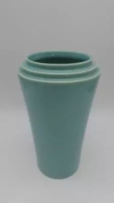 Buy Trenton Art Pottery Vase Turquoise Color Mint Steped Side TAC Rare L@@K! • 151.44£