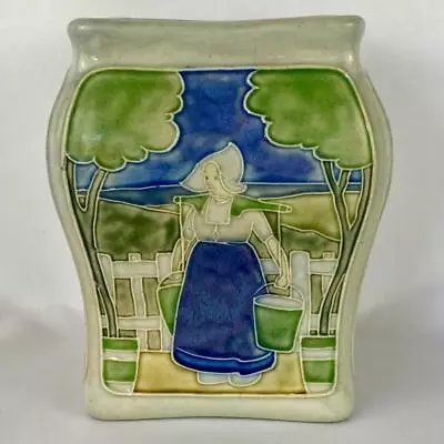 Buy Antique Doulton Pottery Pot / Vase Dutch Leslie Harradine & John Huskinson C1939 • 149£