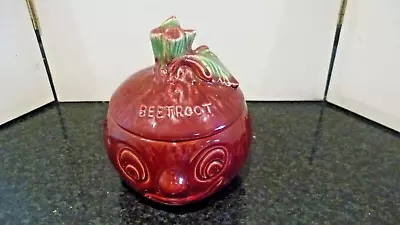 Buy SylvaC 4553 Vintage Beetroot Face Pot 1970's With Label • 17£