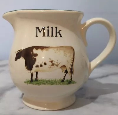 Buy English Pottery Cloverleaf Large Farmhouse Milk Jug Cow & Sheep Design  • 12£