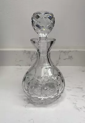 Buy Vintage Cut Glass Scent Perfume Bottle With Stopper. • 9£