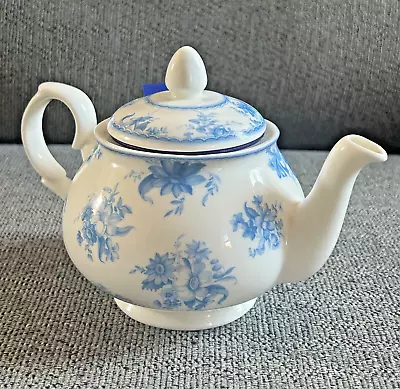 Buy Whittard Chelsea Made In England Fine China Teapot Chatsford Blue White Floral • 14.99£