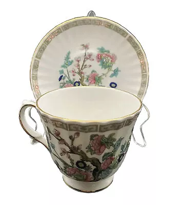 Buy Duchess Indian Tree Cup Saucer Bone China England Multicolored Floral Gold Trim • 18.63£