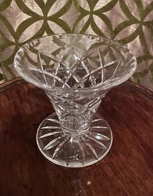 Buy Edinburgh Lead Crystal Cut Glass Fluted Vase Classy Stylish • 5.99£