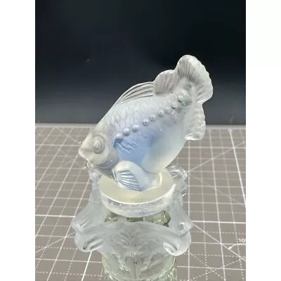 Buy Sabino French Opalescent Glass Fish Figurine READ • 70.02£