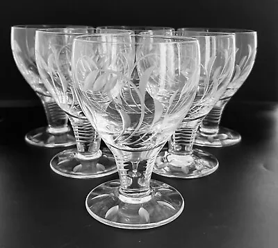 Buy Stuart Crystal Elgin Glass Water Goblets X6 • 49.99£