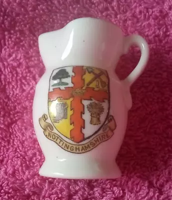 Buy Crested China, Nottinghamshire, Old Spanish Jug,W.H.GOSS • 6£