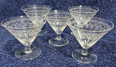 Buy 5 X Pall Mall Lady Hamilton Art Deco Cocktail Glasses.  • 21.50£