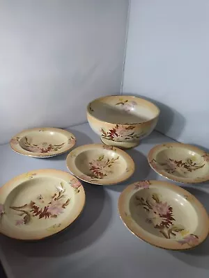 Buy Carlton Ware Wiltshaw And Robinson C1900 W&R Bowl Set 6 Piece Blush Wear  • 16£