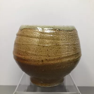 Buy YUNOMI/ Vase Salt Glazed Unmarked By Unknown Potter 9cm Tall #1722 • 25£